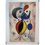 Joan Miro, Original Print, Limited Edition, Gallery Seal, Stamped,