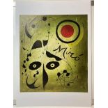 Joan Miro, Original Print, Limited Edition, Gallery Seal, Stamped,