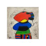 Joan Miro Original Print, Limited Edition, Gallery Seal, Stamped,