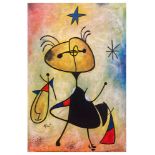 Joan Miro, Original Print, Limited Edition, Gallery Seal, Stamped,