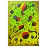 Joan Miro Original Print, Limited Edition, Gallery Seal, Stamped,