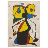 Joan Miro Original Print, Limited Edition, Gallery Seal, Stamped,