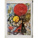 Joan Miro (After) Original Print, Limited Edition Print Plate Signed,