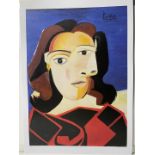 Pablo Picasso, Original Print, Limited Edition, Gallery Seal, Stamped,