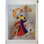 Joan Miro, Original Print, Limited Edition, Gallery Seal, Stamped,
