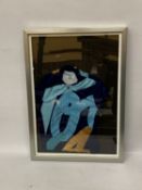 A FRAMED RAPHA TOUR DE 4 CORE CYCLING JERSEY SIGNED BY CHRIS HOY