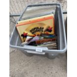 A LARGE ASSORTMENT OF VARIOUS LP RECORDS
