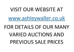 END OF SALE, THANK YOU FOR YOUR BIDDING. OUR NEXT SALE IS ON THE WEDNESDAY 28TH , THURSDAY 29TH