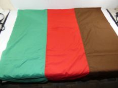 A ROYAL TANK REGIMENT FLAG, 103CM X 246CM