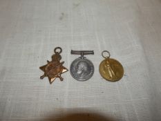 A WORLD WAR I MEDAL TRIO AWARDED TO 51238 PRIVATE E. WILLIAMS R.A.M.C.