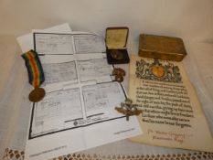 A COLLECTION OF ASSORTED WORLD WAR I MEDALS TO INCLUDE A WAR OF CIVILISATION MEDAL AWARDED TO 111