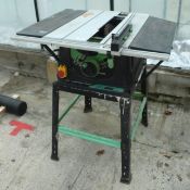 AN EVOLUTION PRO-JECT TABLE SAW NO VAT