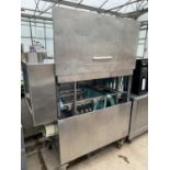 A FAGOR THREE PHASE FLIGHT DISH WASHER