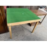 A FOLDING CARD TABLE