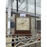 A MAHOGANY CASED GARRARD AND CO LTD MANTLE CLOCK