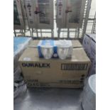 A BOX OF TUMBLERS