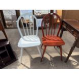 A PAIR OF ERCOL WINDSOR CHAIRS