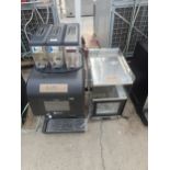 A KALEA PLUS COFFEE MACHINE WITH CUP WARMER FRIDGE