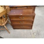 A G PLAN CHEST OF THREE DRAWERS, 29.5" WIDE