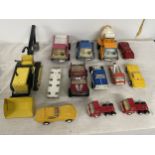 A QUANTITY OF VINTAGE TONKA TOY VEHICLES