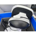 A SONY PLAYSTATION VR HEADSET