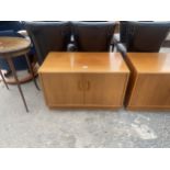 A RETRO G. PLAN E.GOMME TWO DOOR LOW CUPBOARD 32" WIDE