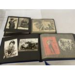 TWO ALBUMS CONTAINING A COLLECTION OF VINTAGE GERMAN AUTOGRAPHS