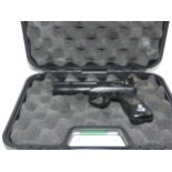 A BOXED WEBLEY JUNIOR MKII 0.177 CALIBRE AIR PISTOL, 16CM BARREL