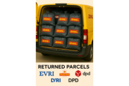 Mystery Pallet – 20+ Royal Mail, DHL & Evri Returns – Perfume, Fashion, Baby Items – Est. RRP £648+