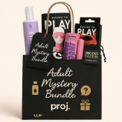 Adult toy mystery boxes containing a surprise mix of pleasure products