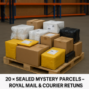 Mystery Pallet – 20+ Royal Mail, DHL & Evri Returns – Perfume, Fashion, Baby Items – Est. RRP £600+