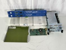 Lot of Misc IT Including 2x Avtech TemPageR 4e Room Alert Monitors, 2x ES A24F-R2430 Storage Arrays,