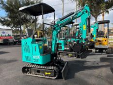 UNUSED 2025 CFG H15R MINI EXCAVATOR, RUBBER TRACKS, BUCKET ATTACHMENT, FILL BLADE, TOOL BOX