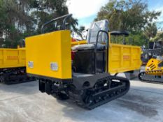 UNUSED 2025 RIDE ON CRAWLER DUMPERMODEL SDLD25; RUBBER TRACKS; GAS POWER RATO ENGINE W/ APPROX