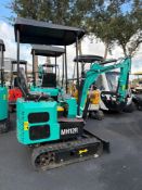 UNUSED 2025 CFG MH12R MINI EXCAVATOR, RUBBER TRACKS, BUCKET ATTACHMENT, FILL BLADE, TOOL BOX