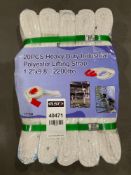 UNUSED HEAVY DUTY INDUSTRIAL POLYESTER LIFTING STRAP, 20 PIECES, 1.2in X 9.8FT, 2200LBS