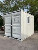 2025 10FT MULTI-USE CONTAINER W/ SIDE DOOR & WINDOW, FORK POCKETS