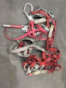 LOT OF ASSORTED SAFETY STRAPS