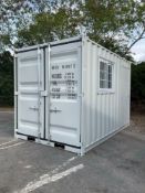 2025 12FT MULTI-USE CONTAINER W/ SIDE DOOR & WINDOW, FORK POCKETS