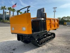 UNUSED 2025 RIDE ON CRAWLER DUMPERMODEL SDLD25; RUBBER TRACKS; GAS POWER RATO ENGINE