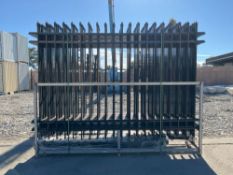 UNUSED FENCE MODEL SK-N20 W/ POST, APPROX 10FT L x 7FT H , APPROX 20PCS FENCE PANELS
