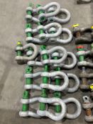 LARGE LOT OF ASSORTED U TYPE SHACKLES