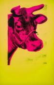 Andy Warhol (1928-1987), 'Cow', offset printed in 1988 for the exhibition in Antwerp 100 x 65 cm. (3