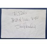 Jimi Hendrix Original Signature