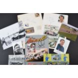 Formula 1 Drivers original signatures, Moss, Mansell etc