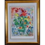 Marc Chagall Limited Edition. 'Grand Bouquet de Renoncules, 1968'