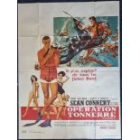 James Bond Original "Thunderball" (Grande) Cinema Poster