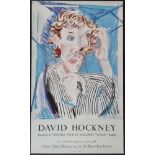 David Hockney (1937-2026) Vintage Exhibition Poster (mint)
