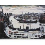 L.S. Lowry Limited Edition “The Docks”. One of only 75 Published