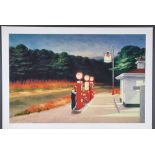 Edward Hopper (American 1882-1967) "Gas, 1940" Rare Limited Edition with Certification.